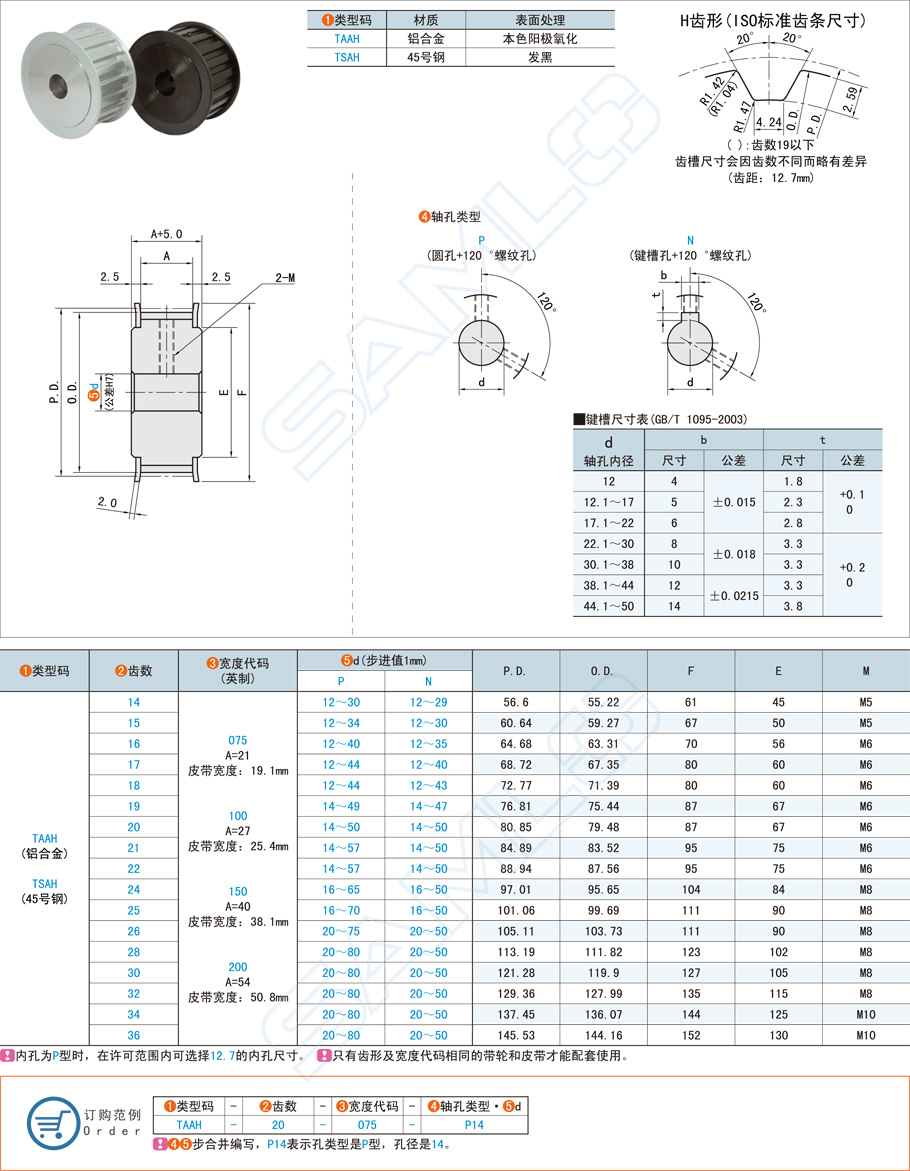 T型同步輪和H型同步輪的區(qū)別