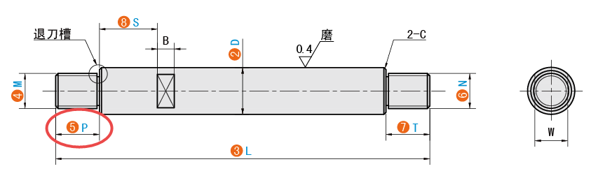 P（左臺(tái)階長(zhǎng)度）