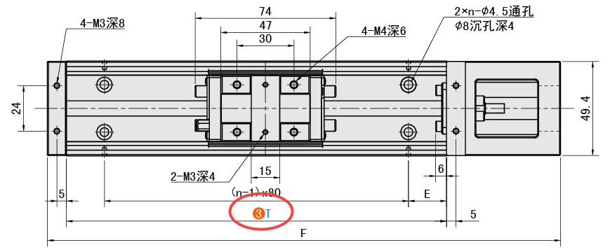 T（軌道長）