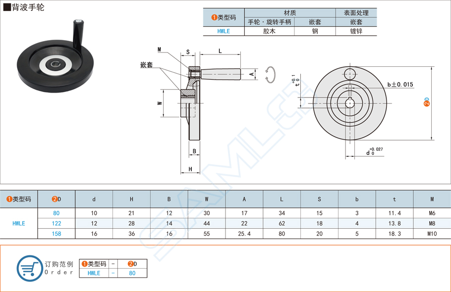 機械標(biāo)準(zhǔn)件背波手輪的安裝方法