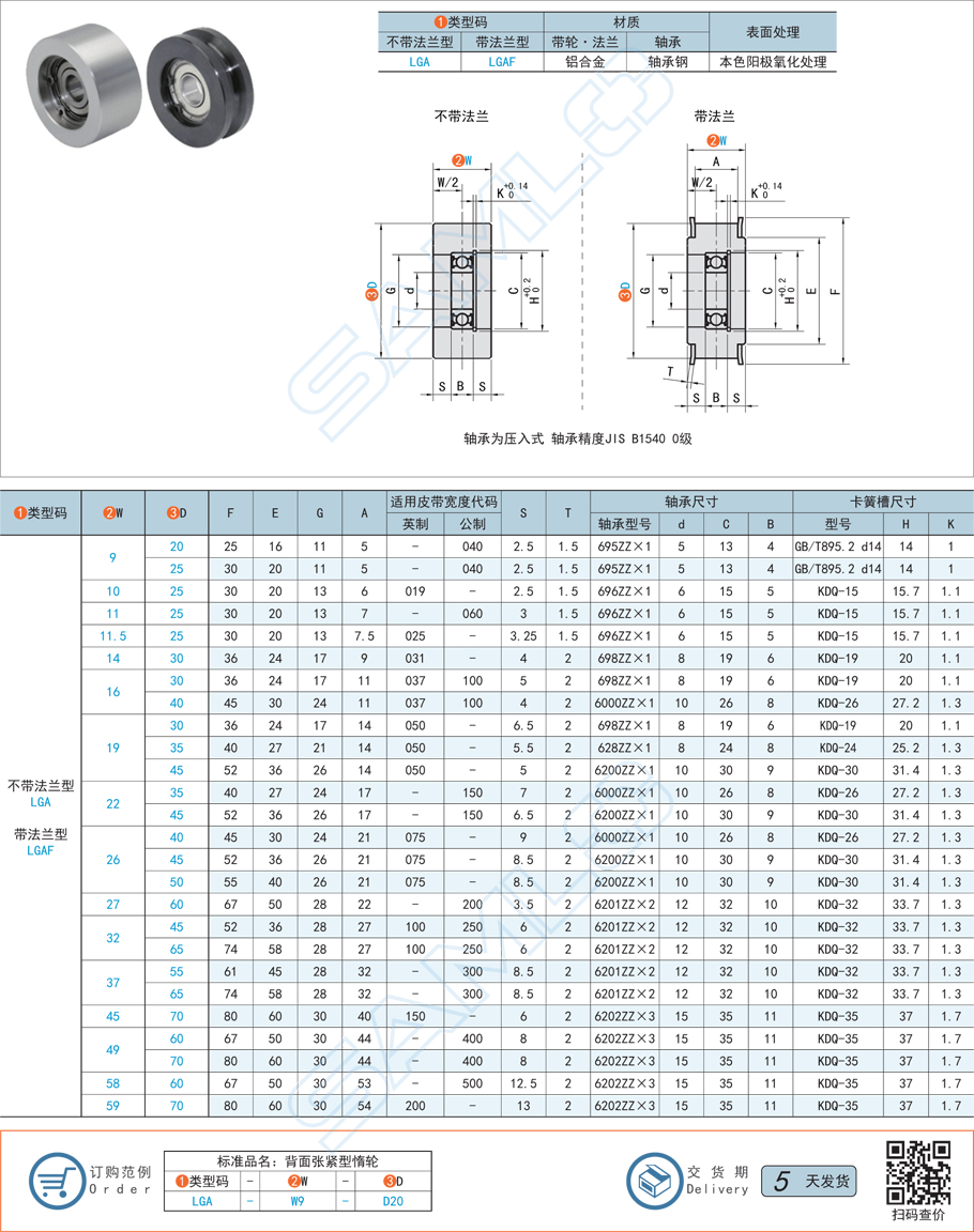 如何安裝背面張緊型惰輪