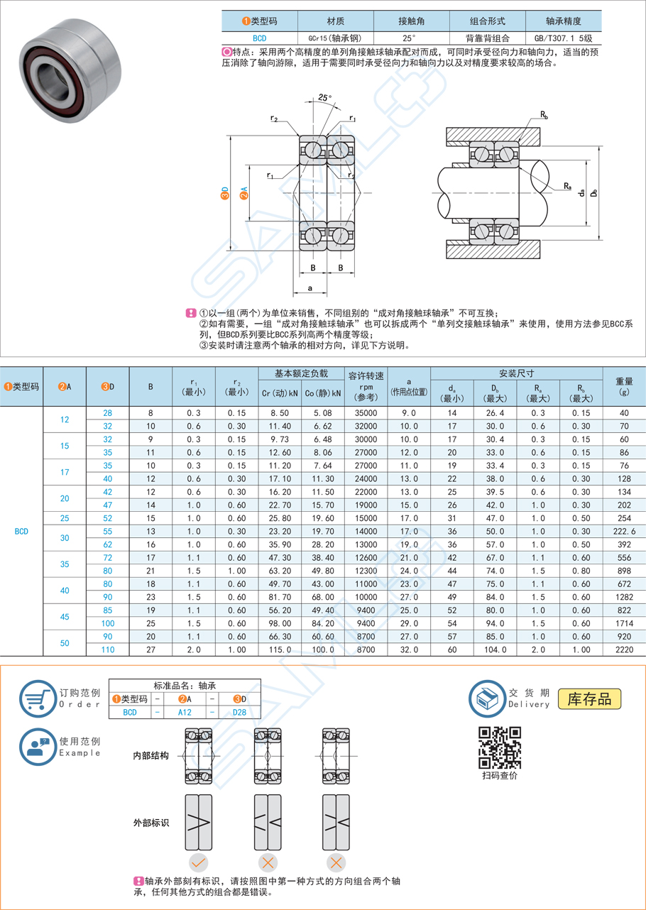 成對(duì)角接觸球軸承的內(nèi)部結(jié)構(gòu)是怎樣的